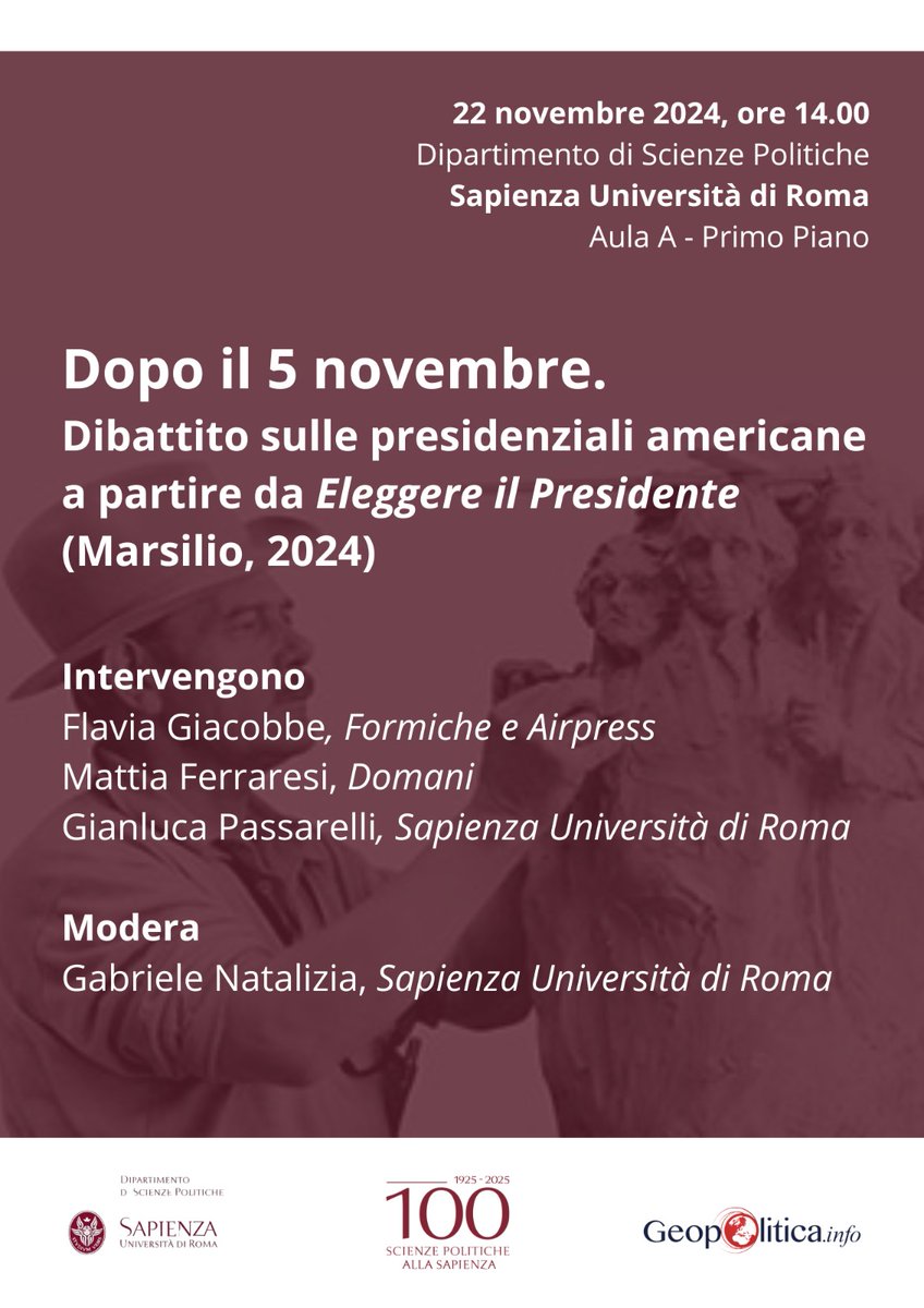 'Robert Elgie' Brown Bag Seminars Sapienza tweet media