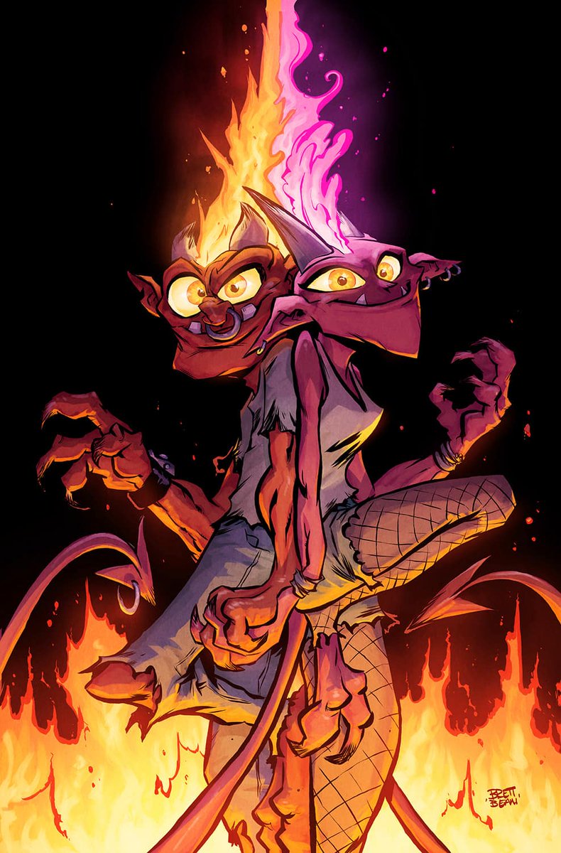 MOREGREATART's tweet image. Little Devils #1 by Brett Bean moregreatart.com/store/little-d…