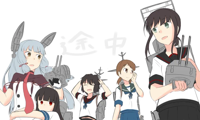 今描いてる 