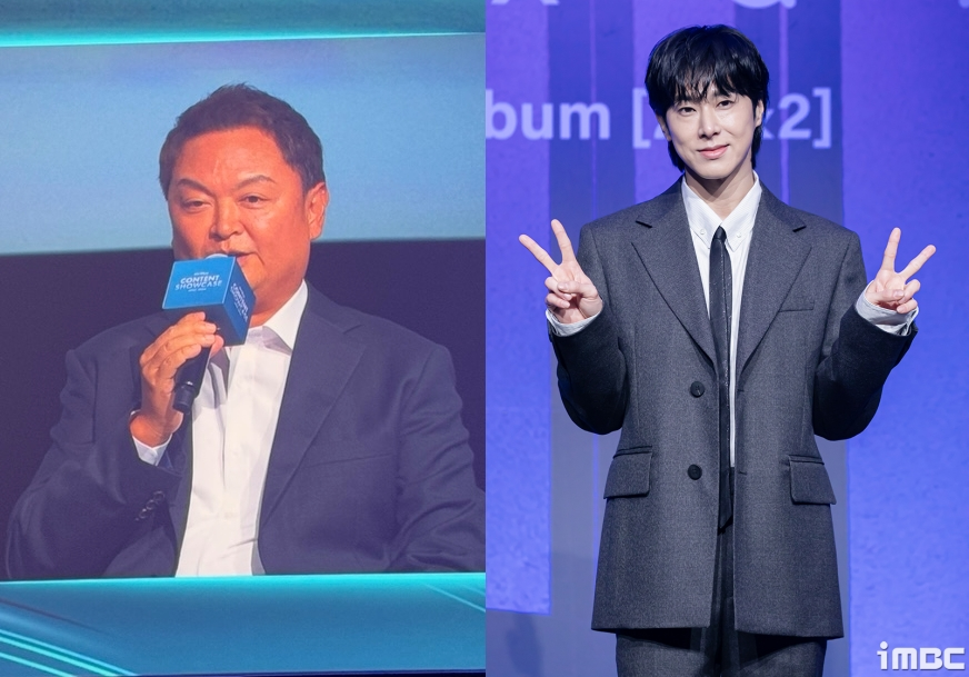 imbcenews's tweet photo. '파인' 강윤성 "정윤호, 잘할 수 있을까 의심됐는데…진짜 배우" [디즈니쇼케이스] #파인 #강윤성 #동방신가 #TVXQ #정윤호 #유노윤호 #디즈니 #Disney #디즈니콘텐츠쇼케이스2024 #디즈니콘텐츠쇼케이스 #DisneyContentShowcase2024 #DisneyContentShowcase

'파인' 강윤성 감독이 정윤호를 언급했다
https://t.co/pjjIamByPs
