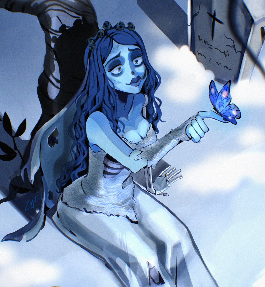 zyulla's tweet image. Art vs Artist 🩵