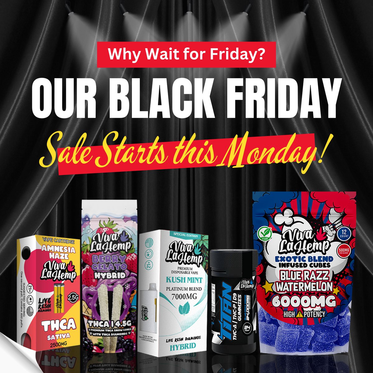 Vivalaglobe's tweet photo. The biggest sale of the year is starting early! 🎁 Join us this Monday for our Black Friday Sale and save big on all your wellness essentials.

#blackfridaysale #vivalaglobal #WellnessEssentials #premiumproducts #naturalwellness #BigSavings #ShopNow #mondaydeals https://t.co/tEWnxOoXBm