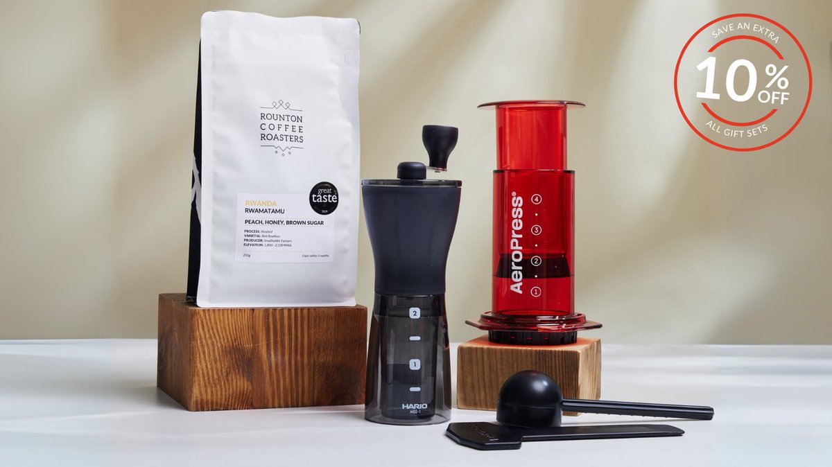 Black Friday deals are here❗

Save up to 20% off all coffee and an EXTRA 10% off our gift sets.

Treat the coffee lovers in your life or yourself to great tasting coffee at a great price!

Shop now: rountoncoffee.co.uk

#blackfriday #specialtycoffee