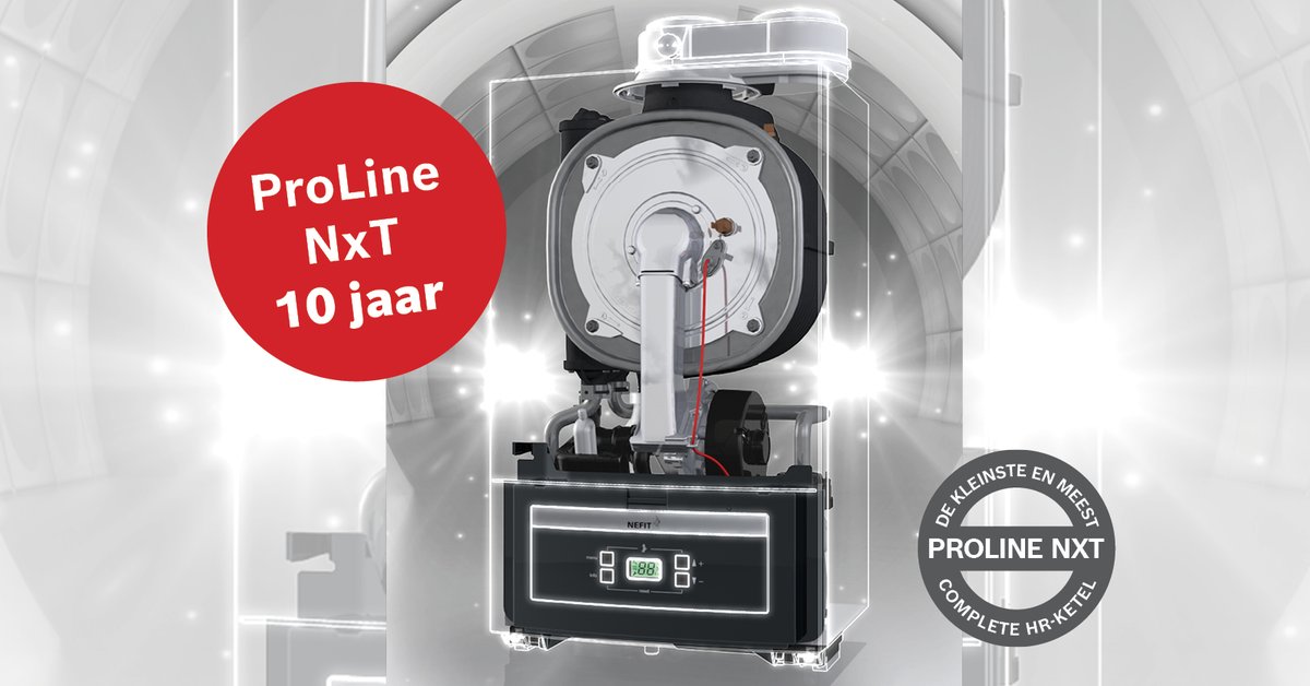 Nefit ProLine NxT bestaat 10 jaar! Tien jaar geleden werd de Nefit ProLine NxT geïntroduceerd. En met succes! Want van de allerkleinste hr-ketel in zijn soort werden er tot nu toe honderdduizenden verkocht. Tijd voor een terugblik: bit.ly/3CJatMc
