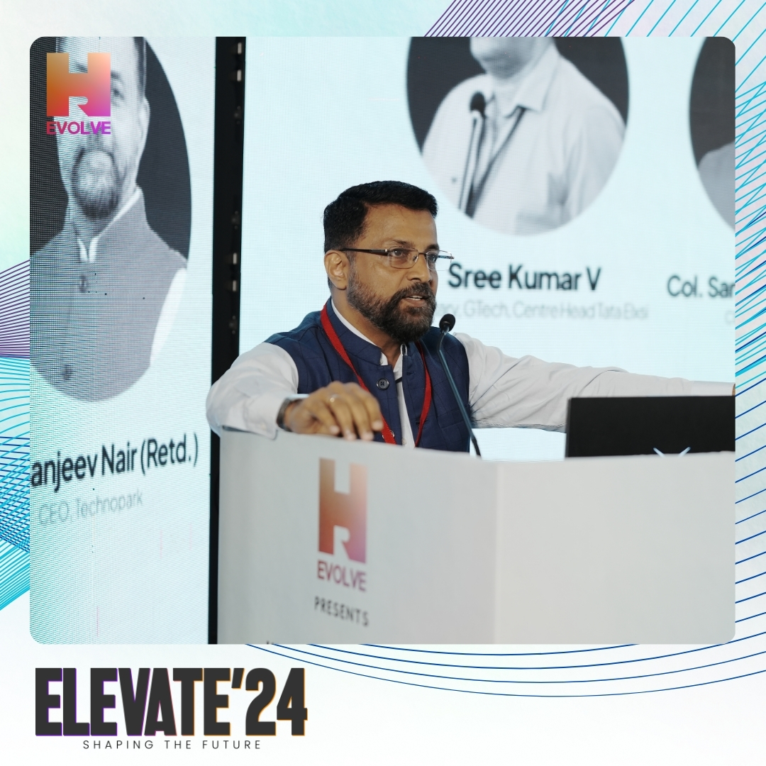 "We talked about a Hustle culture, now it’s time for a Huddle culture—where collaboration and idea-sharing drive success." - Col. Sanjeev Nair (Retd.), CEO, Technopark.

#Elevate24 #HREvolve #LearningCurve
