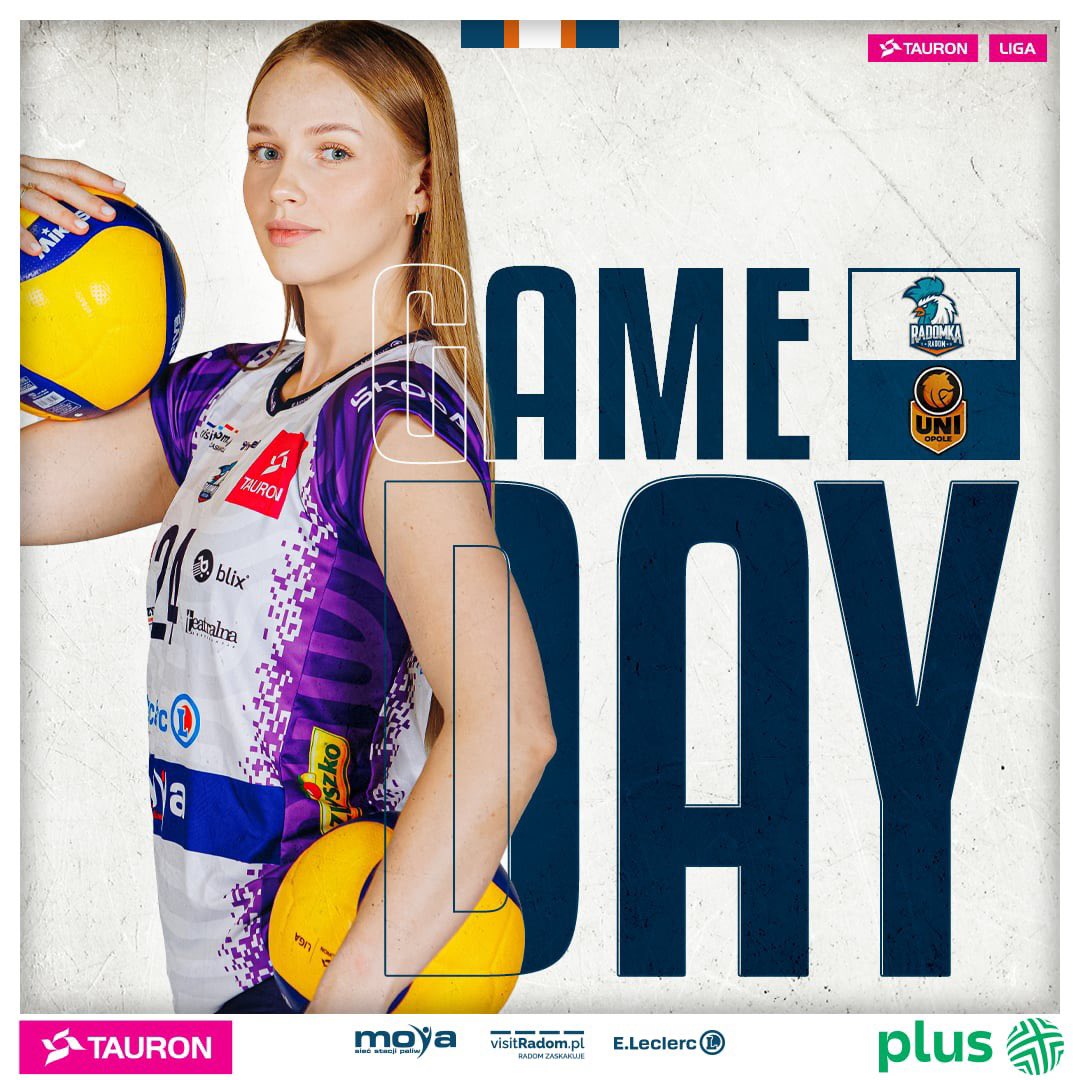 💥 GAMEDAY 💥 

ℹ️ 9. kolejka <a href="/TAURONLiga/">TAURON Liga</a> 2024/2025
📆 21.11.2024
⏰ 17:30
⚔️ @uniopole_vb 
📍 Radomskie Centrum Sportu
📺 <a href="/polsatsport/">Polsat Sport</a> 2
📲 Relacja na naszym Instagramie
🎫 Bilety ➡️ sklep.ebilet.pl/38730956795386…