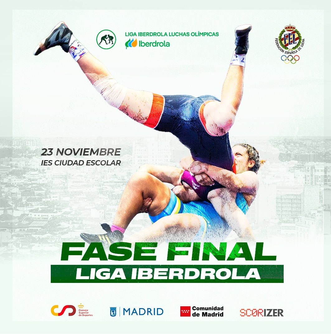 Este sábado día 23 de noviembre se va a celebrar en Madrid la fase final de la liga Iberdrola, en la cual, participarán tres deportistas navarras que han logrado clasificarse.
¡Desde aquí os deseamos mucha suerte!
.
.
.
#wrestlingnavarra #womanwrestling #wrestlinglikeagirl