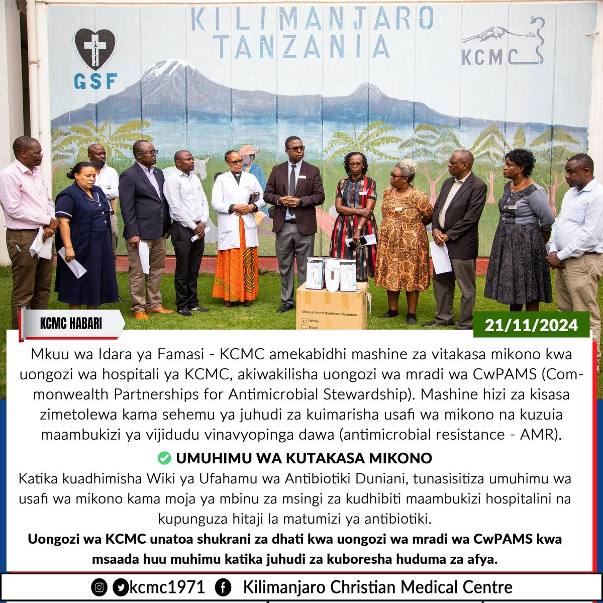 Kilimanjaro Christian Medical Centre tweet media
