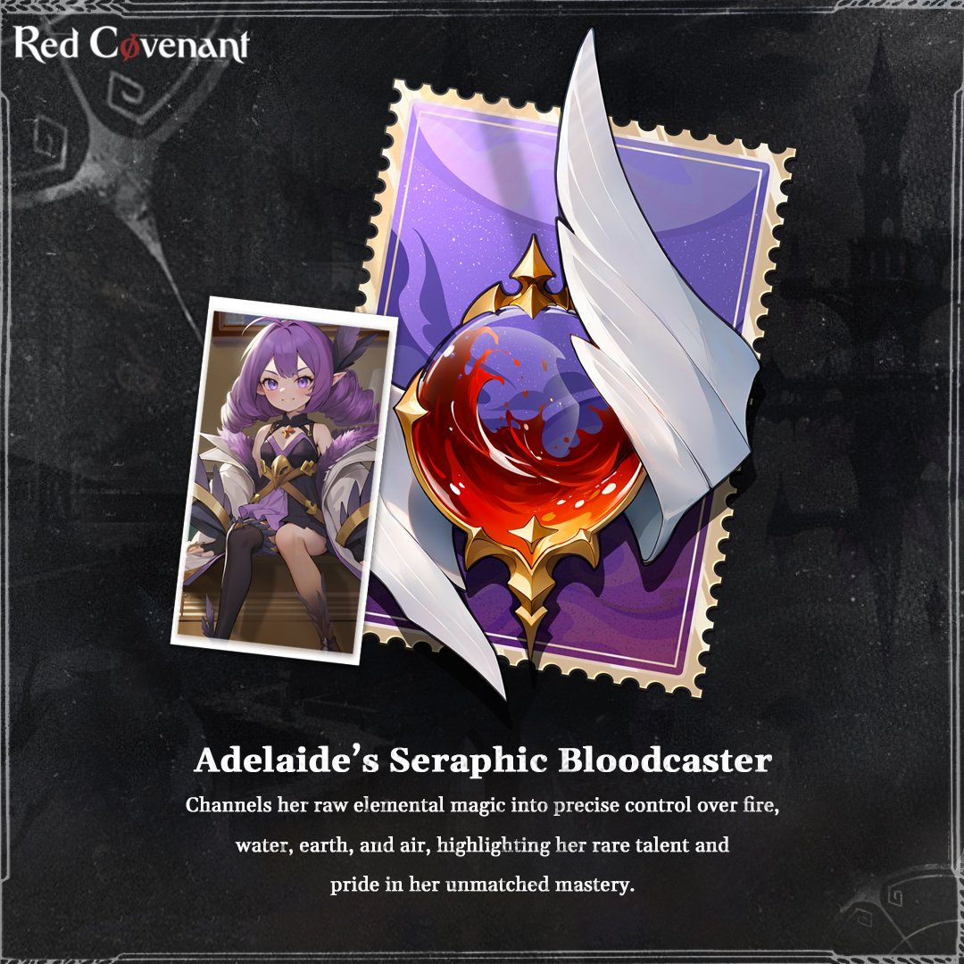 Rotgeisters, meet Seraphic Bloodcaster, Adelaide’s powerful orb that commands the raw elements. A symbol of her pride and the immense power she wields…

Stay tuned for more Forsaken weapons!