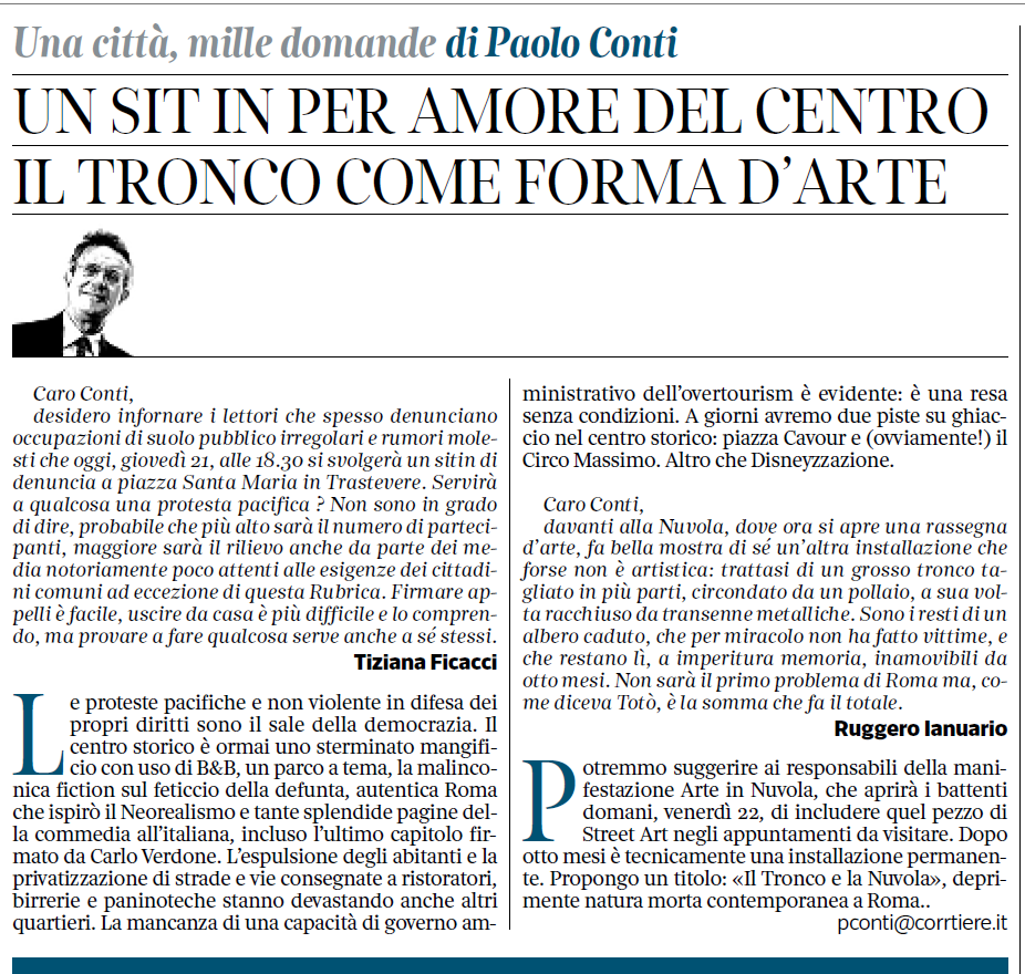 Caro <a href="/gualtierieurope/">Roberto Gualtieri</a> siamo a 27 giorni circa all'inizio del #Giubileo e Roma è un disastro. Che dice la fida <a href="/Sabrinalfonsi/">Sabrina Alfonsi</a> ? Chiedo, inutilmente, per un amico.
<a href="/corriereroma/">Corriere Roma</a> <a href="/TUTraP_APS/">TUTraP-APS</a> <a href="/diarioromano/">diarioromano</a> <a href="/pm_io1/">open eyes 🐧🐦</a> <a href="/Antincivili/">Segnalatore Seriale</a> <a href="/scrocknroll/">Scrocknroll</a>
