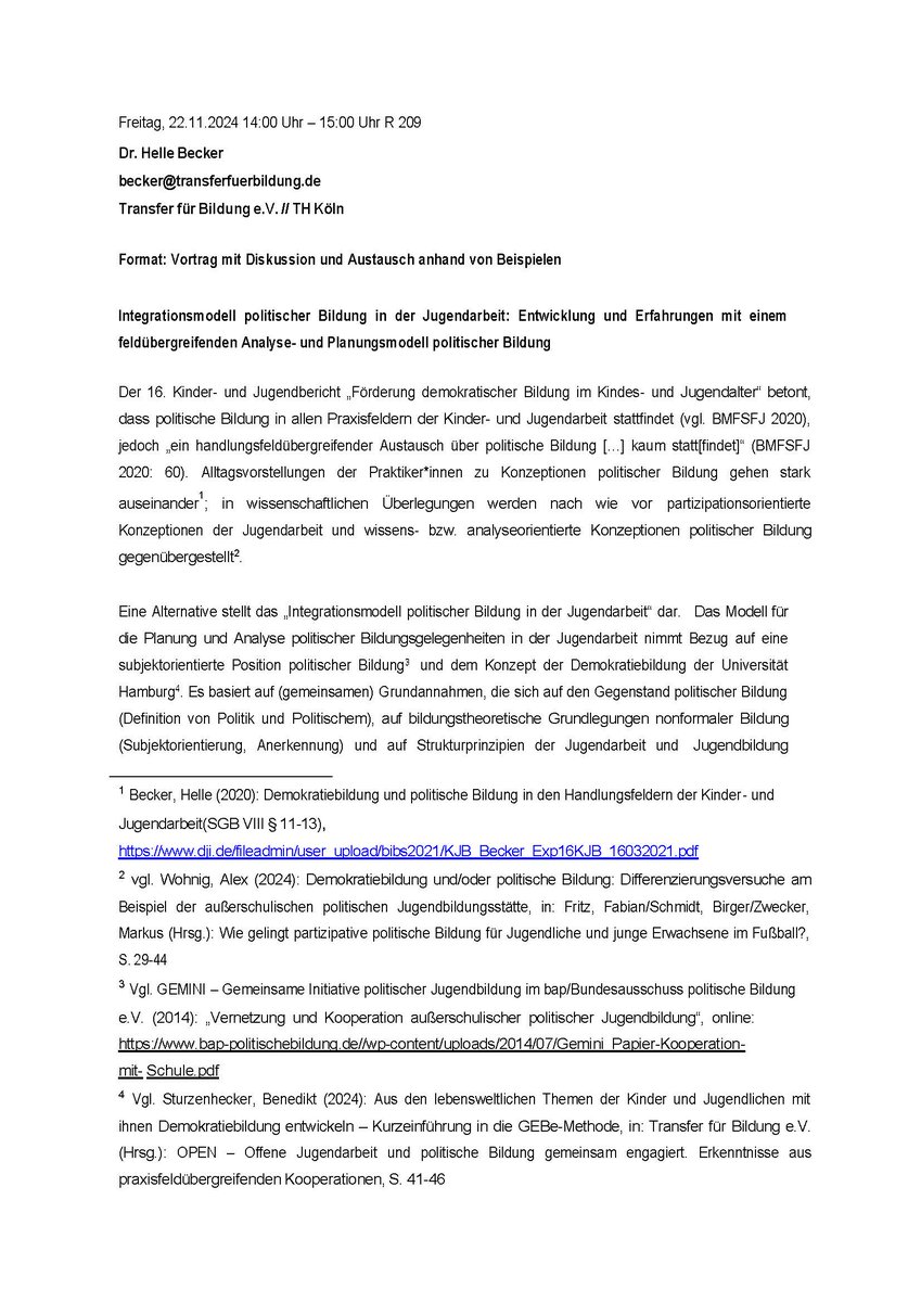 Fachstelle politische Bildung tweet media