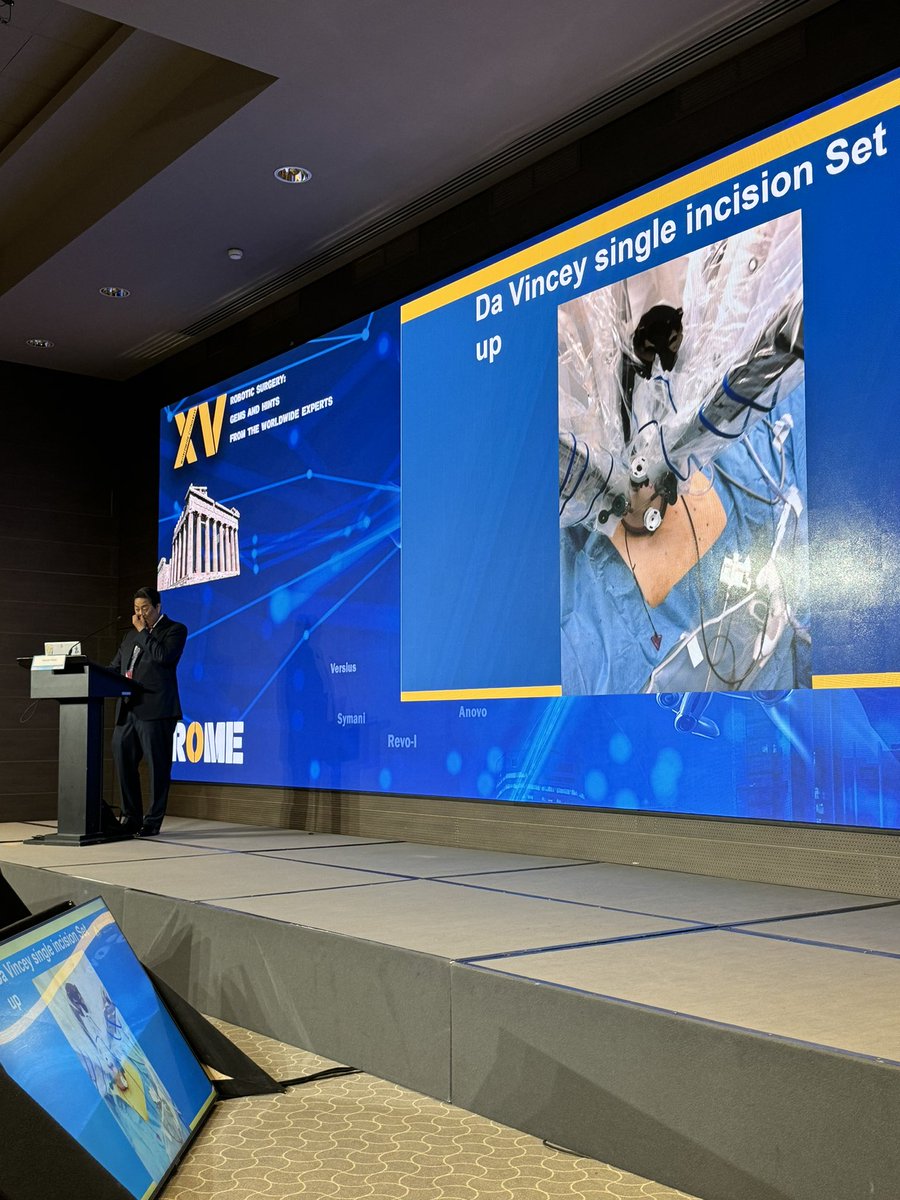 Great talk by <a href="/vincentobiasMD/">Vincent Obias</a> on SP in robotic Colorectal Surgery #CRSA