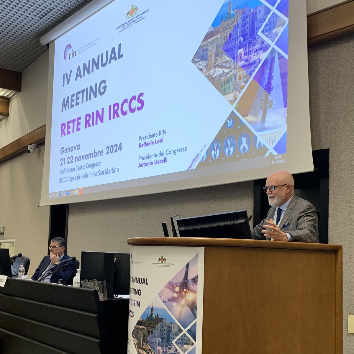 Ha preso il via il nostro IV Annual Meeting!

#IRCCS #Ricerca #neuroscienze #neuroriabilitazione 

<a href="/SanMartino_Ge/">Ospedale San Martino Genova</a>