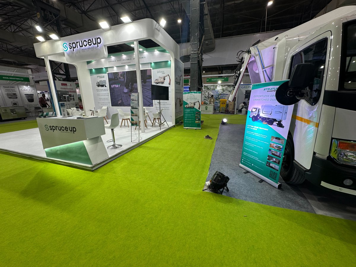 spruceupindia's tweet photo. Meet Stratus: The future of efficient street cleaning, now on display at the Clean India Show. Stay tuned!

#cleanestcity #SwachhBharat #India #NewUrbanIndia #stratusevo2 #Spruceup #newlaunch #roadsweeper https://t.co/2TchOxWMt7