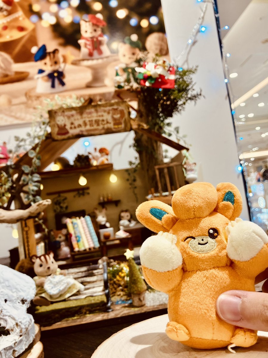 ayumi_irod's tweet image. シルバニアショップも素敵…
撮影ブースでパモちゃん撮った🧡