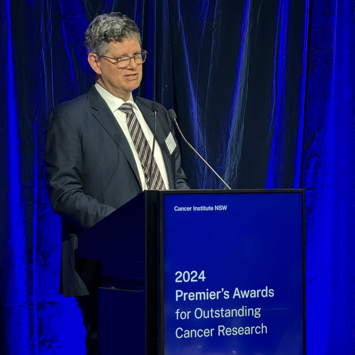 Prof Thomas is recognised for his leadership in the development of precision oncology in Australia, which has extended the lives of thousands of incurable cancer patients through the use of genomics. #cancerNSWawards <a href="/GarvanInstitute/">Garvan Institute of Medical Research</a>