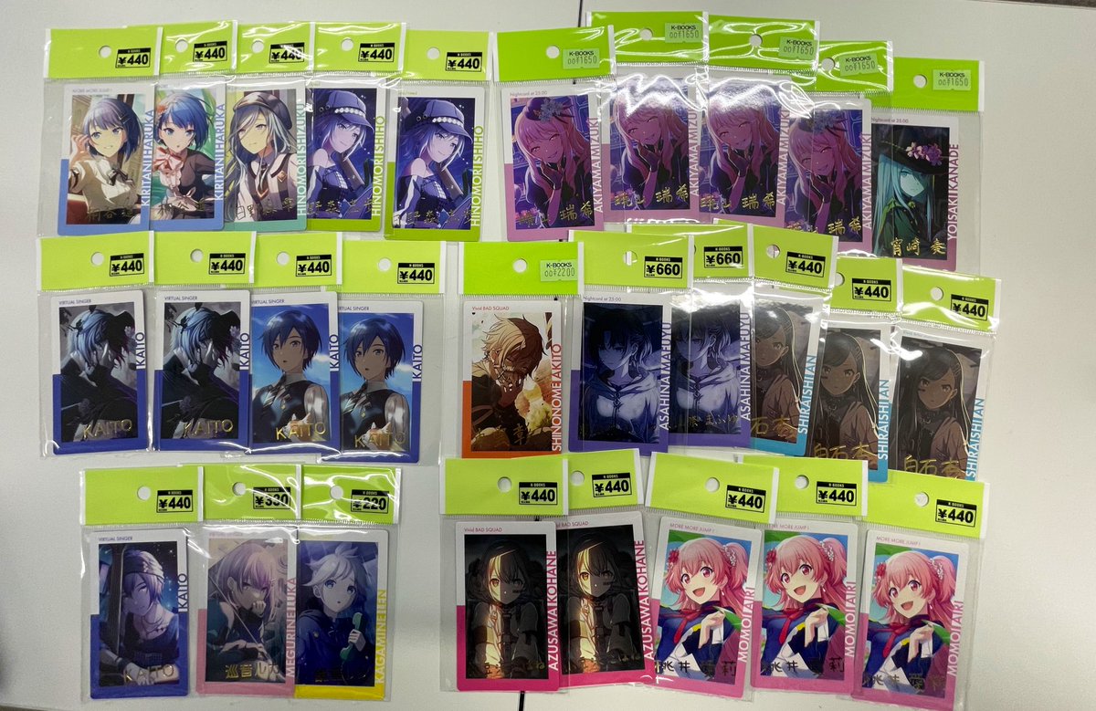 入荷情報】 プロジェクトセカイ 新作エピカ 箔押し まとめて入荷しま