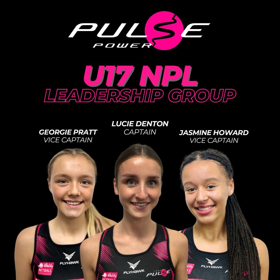 Introducing our Pulse Power U19 and U17 Leadership Groups for the 2024/25 NPL season 🖤