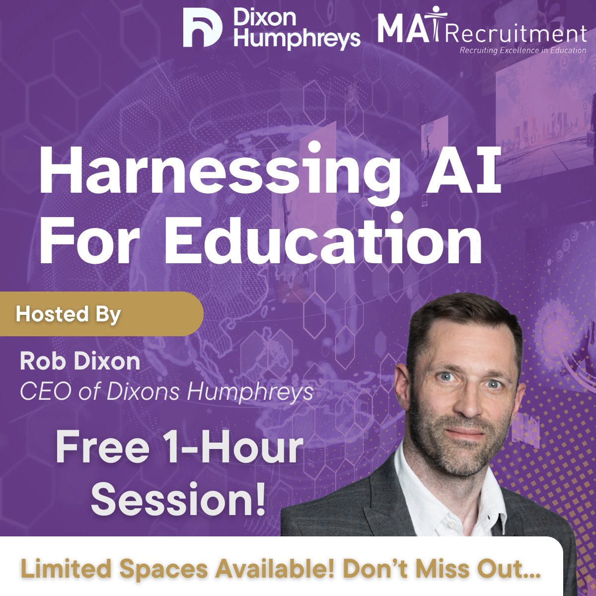 🔔School Leaders, Are You Looking To Learn More About AI in Education? 🔔

With Limited Spaces Available, Don't Miss Out, Secure Your Tickets Today!

20th January: tinyurl.com/5n8wmfda
27th January: tinyurl.com/4duy6wv8
3rd February: tinyurl.com/4f4vy53w

#AIineducation