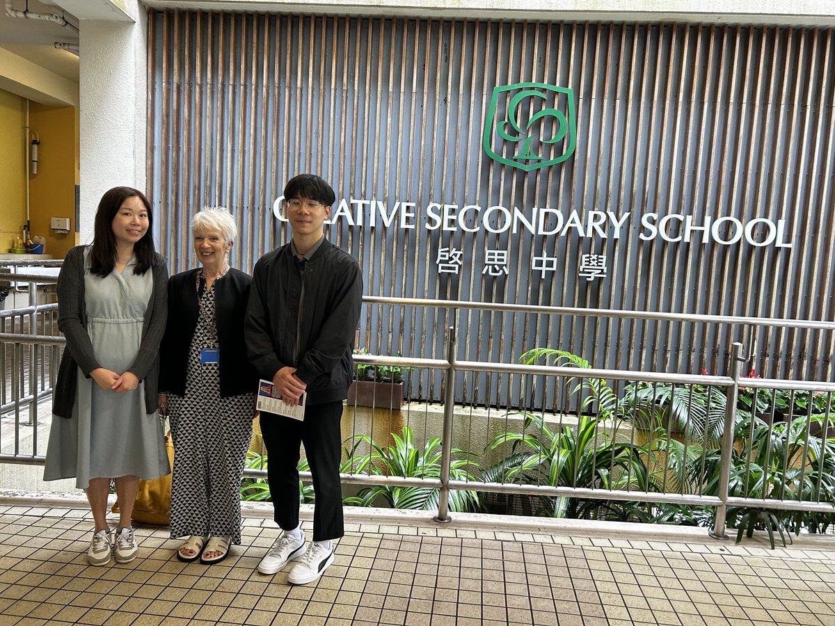 @PGCEIDL International Initial Teacher Training (@pgceidl) on Twitter photo Dr Lynda Dalkin had a warm welcome at #CreativeSecondarySchool last week. She met lovely trainees, mentors and the principal at this busy and vibrant school in #HongKong <a href="/sunderlanduni/">University of Sunderland</a> <a href="/PGCEIDL/">@PGCEIDL International Initial Teacher Training</a> @UOSiQTS @UOSPGCEEYT #DistanceNotDistant #WeAreSun Dr Lynda Dalkin had a warm welcome at #CreativeSecondarySchool last week. She met lovely trainees, mentors and the principal at this busy and vibrant school in #HongKong <a href="/sunderlanduni/">University of Sunderland</a> <a href="/PGCEIDL/">@PGCEIDL International Initial Teacher Training</a> @UOSiQTS @UOSPGCEEYT #DistanceNotDistant #WeAreSun