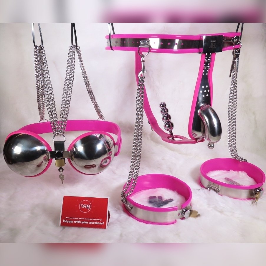 We love how the different colours look on these #chastitybelt packages. 

Shipping quickly discreetly and cheaply worldwide from:

dottyaftermidnight.co.uk