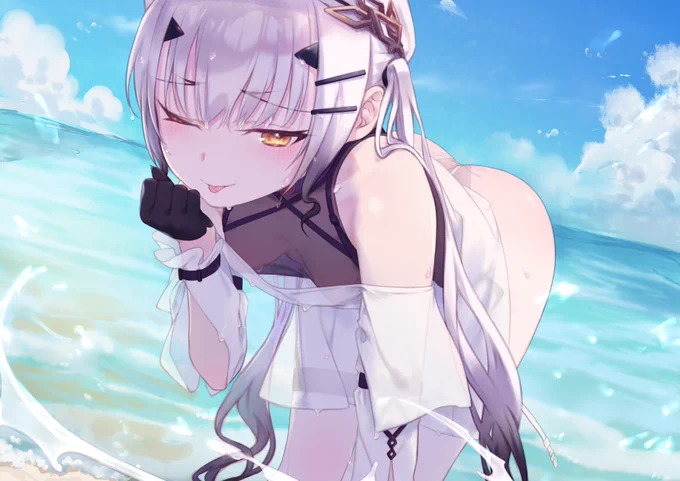ξ( ✿>◡❛)ੈ✩‧₊˚kira #FGO #メリュジーヌ 