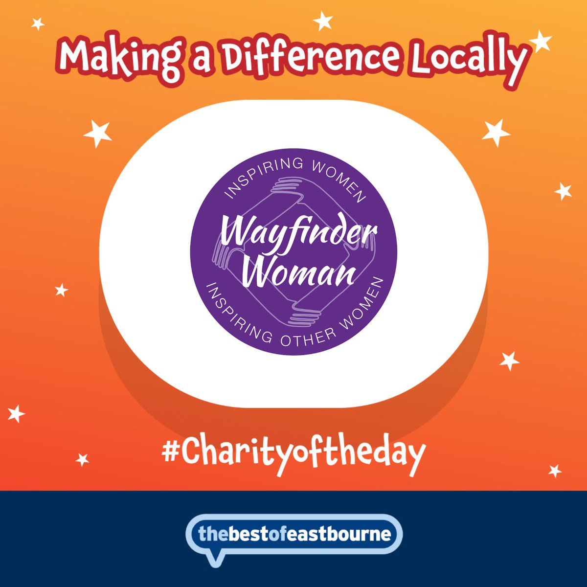 🌟 Today’s #CharityOfTheDay: WayfinderWoman!

@WayfinderWoman empowering women in East Sussex through support, training, and resources to help them reach their full potential. 💙

Learn more: buff.ly/3Z3kdKw

#EastbourneLocal #EastbourneCharity #BestOfEastbourne