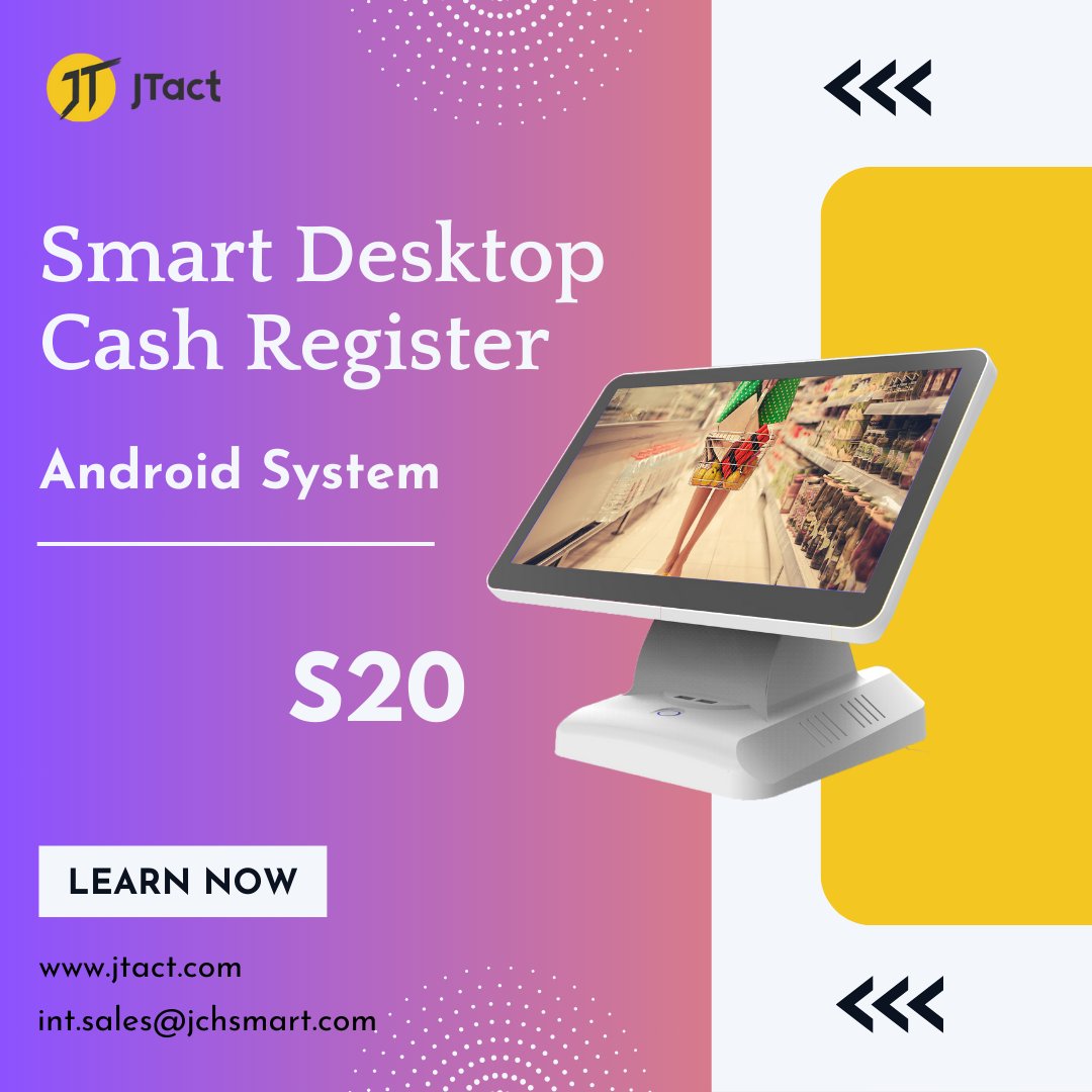 Jtact2016's tweet image. Smart Desktop Cash Register Machine JTact S20
New Retail, So Convenient!
Welcome to contact us and learn more.
jtact.com
#cashregistermachine #cashregister #cashiermachine #smartecr #smartretail #possystem #android #jtact #s20