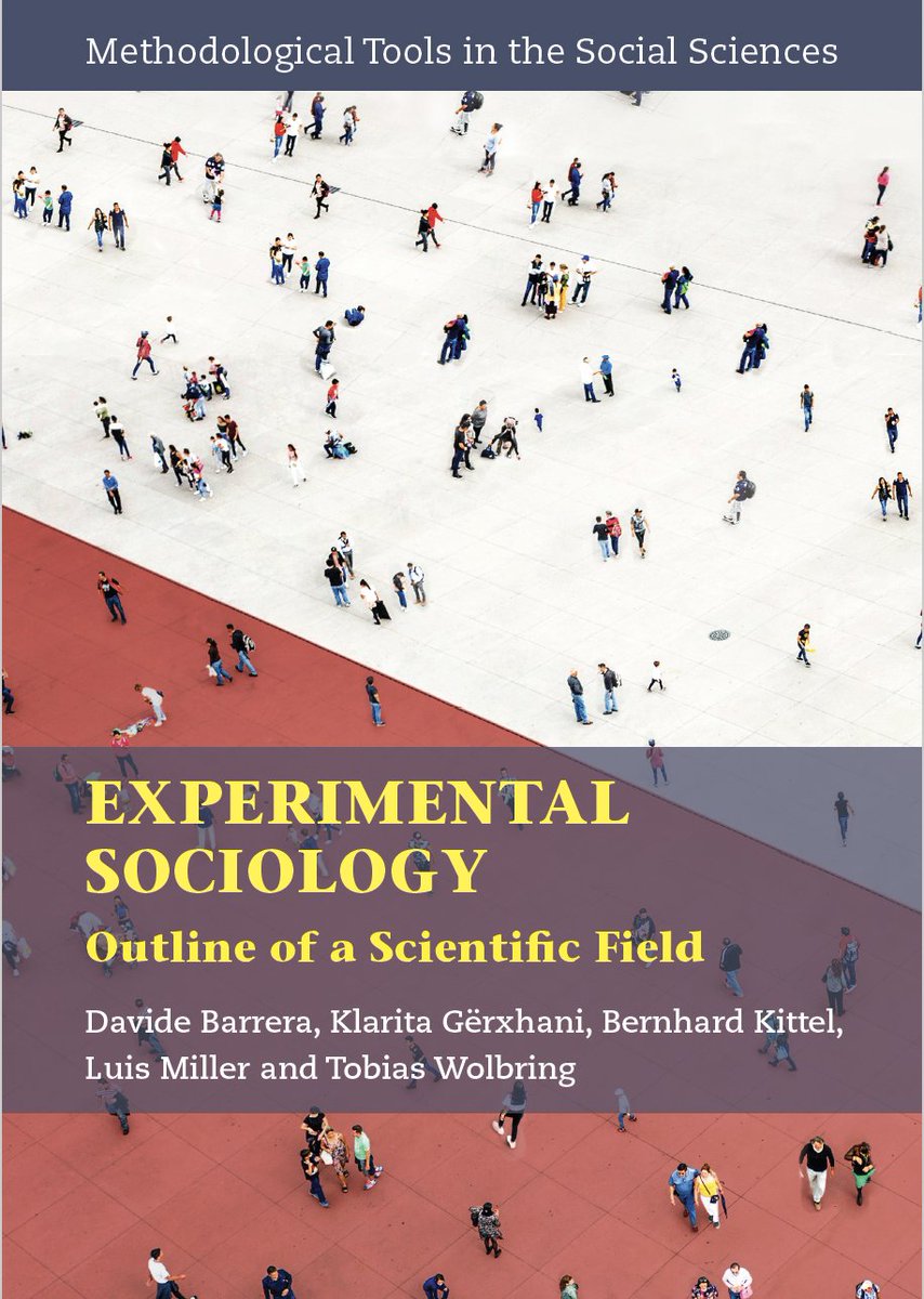Luis Miller (@luismmiller) on Twitter photo ¡Hoy es el lanzamiento de "Experimental Sociology"!
Libro de referencia en metodología experimental en sociología en <a href="/CambridgeUP/">Cambridge University Press</a>.
Ha llevado 5 años y ofrece en apenas 200 páginas, teoría, historia, técnicas y métodos de la experimentación social.
🔗cambridge.org/es/universityp… ¡Hoy es el lanzamiento de "Experimental Sociology"!
Libro de referencia en metodología experimental en sociología en <a href="/CambridgeUP/">Cambridge University Press</a>.
Ha llevado 5 años y ofrece en apenas 200 páginas, teoría, historia, técnicas y métodos de la experimentación social.
🔗cambridge.org/es/universityp…