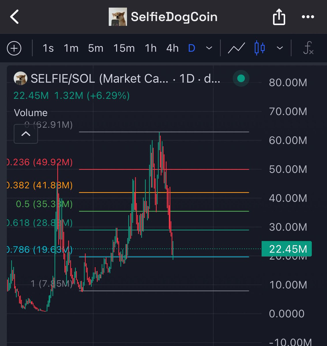 WalkingFud's tweet image. $selfie seems cheap and oversold