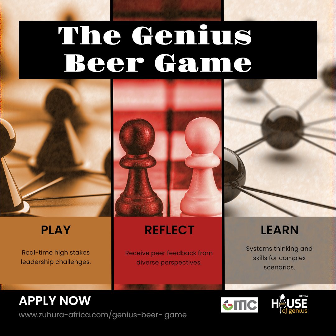 Take part in a simulation that blends problem-solving with capacity building! In this immersive experience inspired by the MIT-developed Beer Game, participants will face real-world high-stakes challenges &amp; navigate decision-making.

👉 Register now: forms.gle/SJvA4P5fJJt7qc…