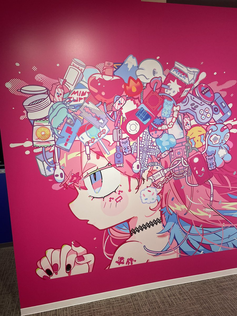 「先日、寺田てらさんの展覧会「SensiouS」 にお邪魔してきました。てらさんの」|ピノキオピーのイラスト