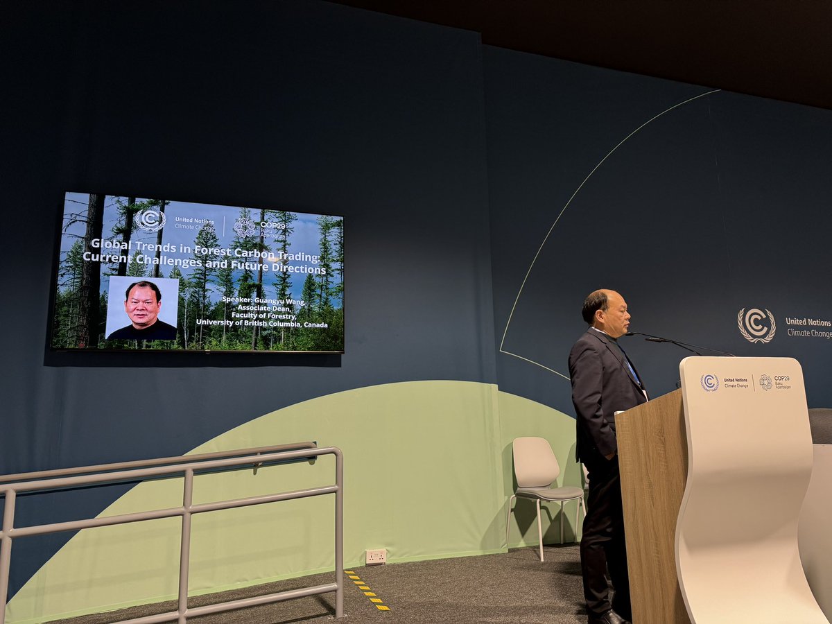 The event organized by UBC Forestry at COP 29!
