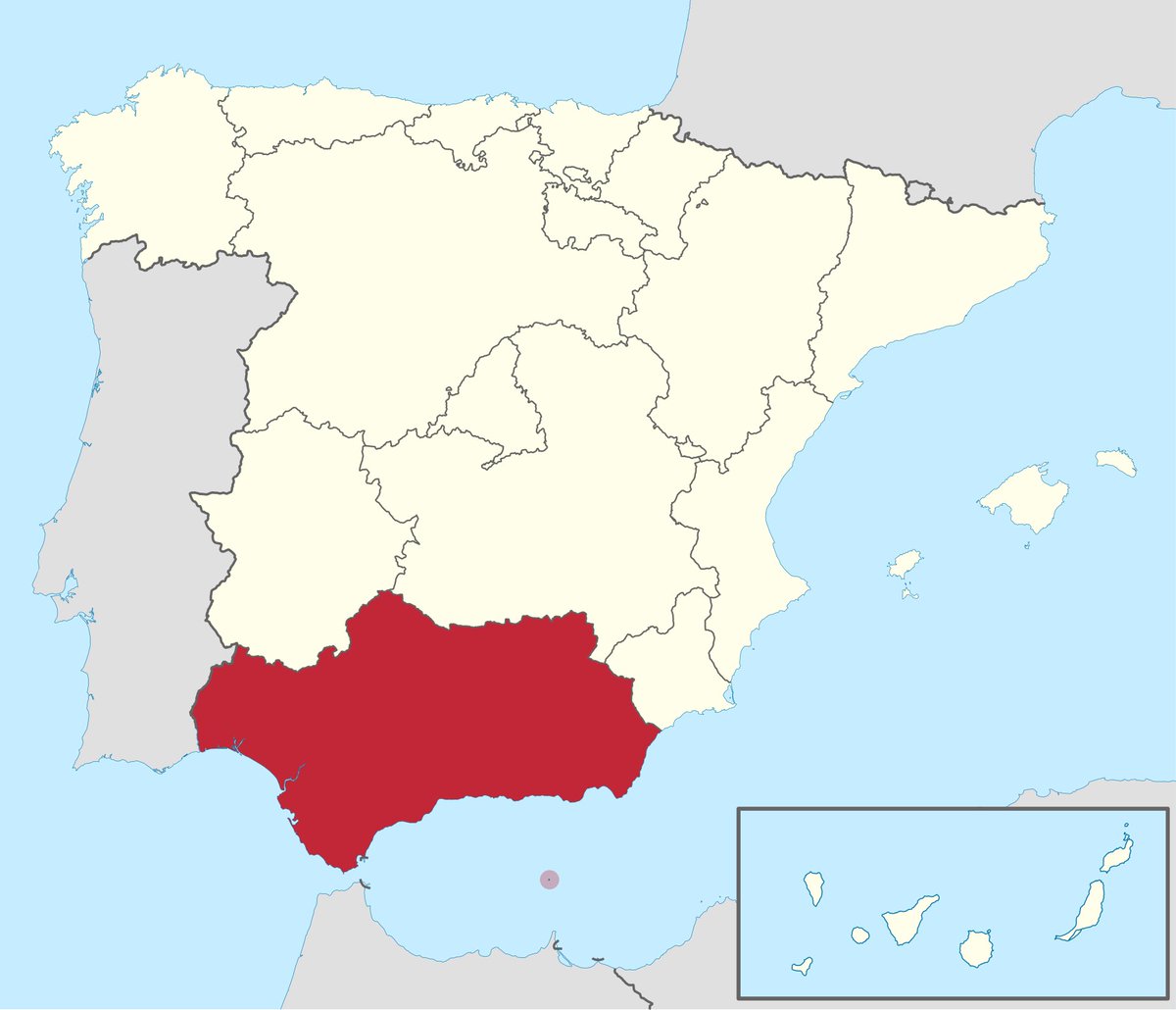 Dato para que te explote la cabeza:

La provincia de A Coruña tiene MÁS kilómetros de costa que toda la comunidad autónoma de Andalucía. Coruña 956 km y Andalucía 910.