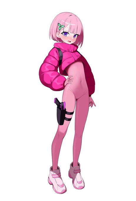 リトルフローラちゃん照れ顔差分 