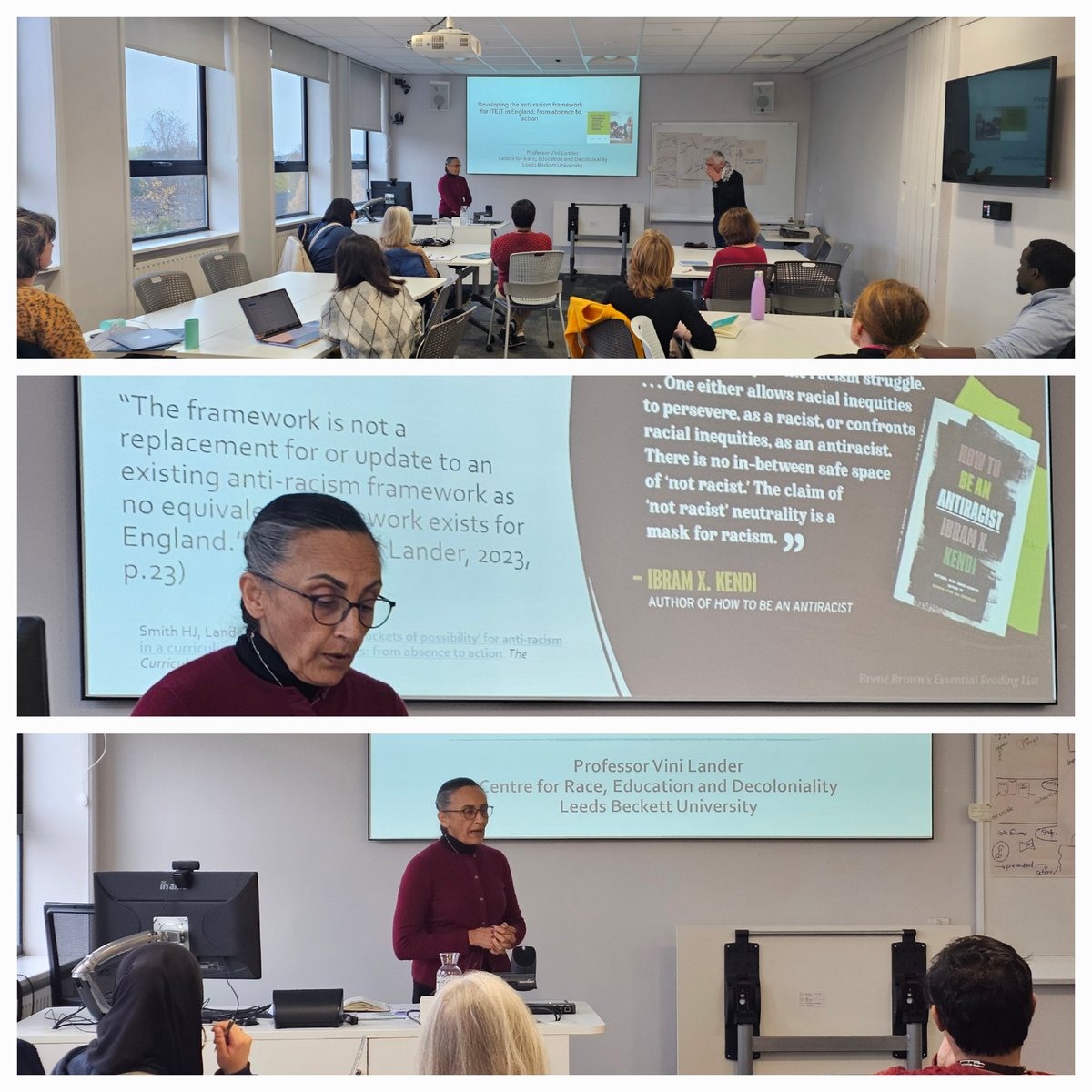 Dr Sadia Habib (@educ_research) on Twitter photo We had the absolute pleasure of hosting Prof @LanderVini in <a href="/EducationUoM/">Manchester Institute of Education (MIE)</a> <a href="/OfficialUoM/">The University of Manchester</a>. Vini presented the much needed Anti-Racism Framework for
Initial Teacher Education & Training. More here: leedsbeckett.ac.uk/blogs/carnegie…
#edchat #antiracism #education #teaching #school
<a href="/umity1/">Ümit / 希望 / امید</a> We had the absolute pleasure of hosting Prof @LanderVini in <a href="/EducationUoM/">Manchester Institute of Education (MIE)</a> <a href="/OfficialUoM/">The University of Manchester</a>. Vini presented the much needed Anti-Racism Framework for
Initial Teacher Education & Training. More here: leedsbeckett.ac.uk/blogs/carnegie…
#edchat #antiracism #education #teaching #school
<a href="/umity1/">Ümit / 希望 / امید</a>