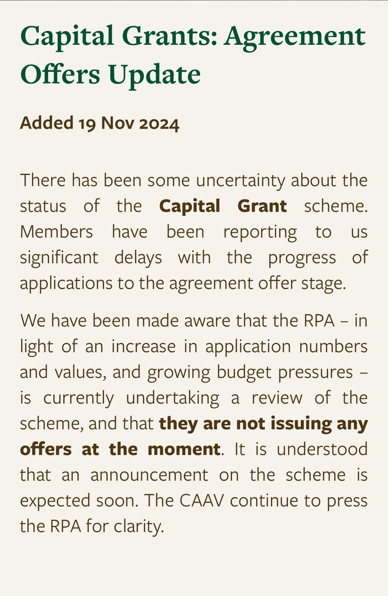 Sarah Whitwell (@beebeebolton) on Twitter photo Why are we repeatedly being told to apply!!! SFI submitted 1 October and still being processed and now Capital Grant Applications not being processed <a href="/DefraGovUK/">Defra UK</a> <a href="/JanetHughes/">Janet Hughes</a> <a href="/Ruralpay/">RPA</a> <a href="/NFUtweets/">National Farmers' Union</a> <a href="/agricontract/">Olly harrison 🥛🍔🌱AccidentalYoutuber</a> Why are we repeatedly being told to apply!!! SFI submitted 1 October and still being processed and now Capital Grant Applications not being processed <a href="/DefraGovUK/">Defra UK</a> <a href="/JanetHughes/">Janet Hughes</a> <a href="/Ruralpay/">RPA</a> <a href="/NFUtweets/">National Farmers' Union</a> <a href="/agricontract/">Olly harrison 🥛🍔🌱AccidentalYoutuber</a>