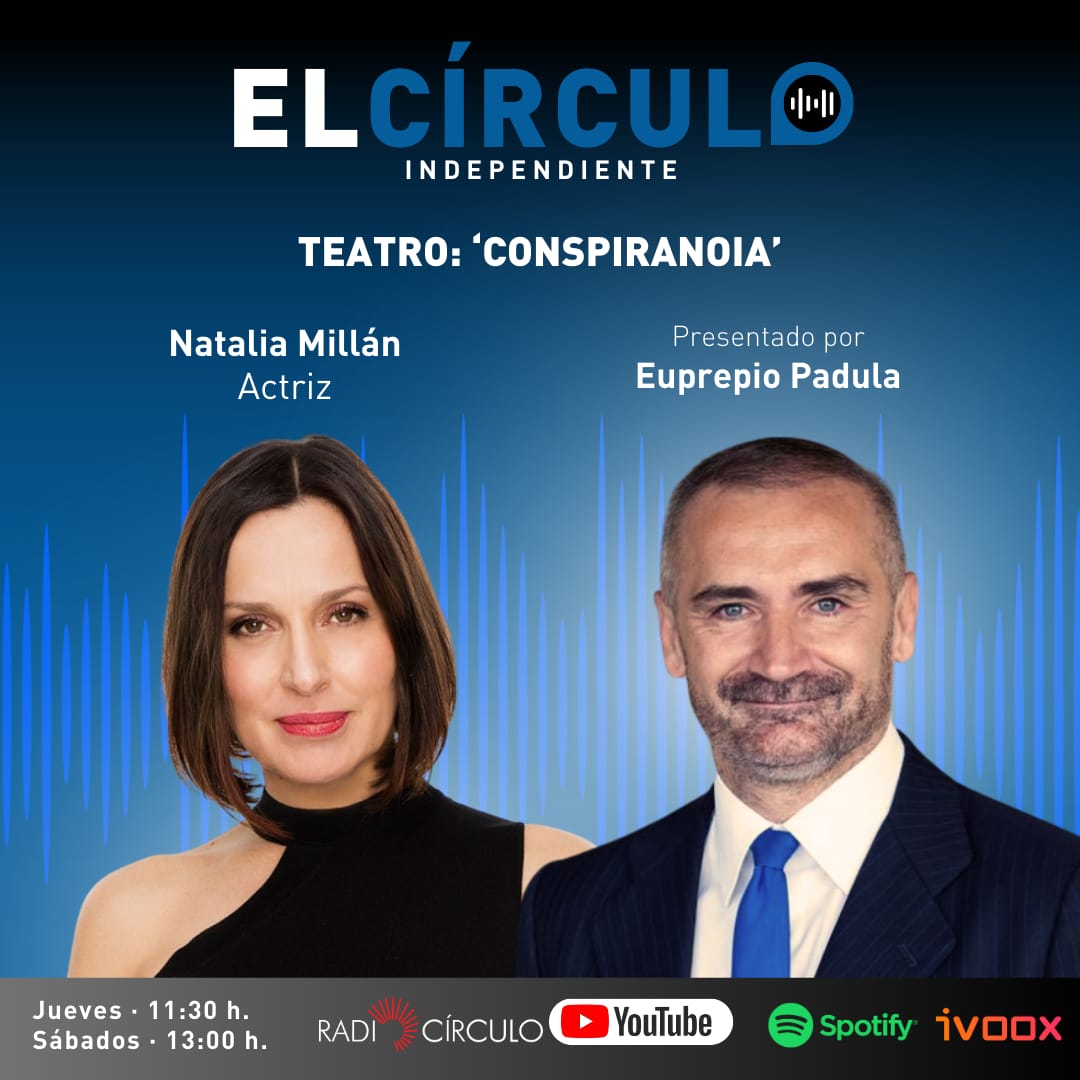 El Círculo Independiente (@elcirculoin) on Twitter photo Charlaremos con <a href="/_Natalia_Millan/">Natalia Millán</a>, a la que podemos ver actualmente en el #teatro con "Conspiranoia".
En iVoox , Spotify y nuestro canal de YouTube youtube.com/@elcirculoinde… Charlaremos con <a href="/_Natalia_Millan/">Natalia Millán</a>, a la que podemos ver actualmente en el #teatro con "Conspiranoia".
En iVoox , Spotify y nuestro canal de YouTube youtube.com/@elcirculoinde…