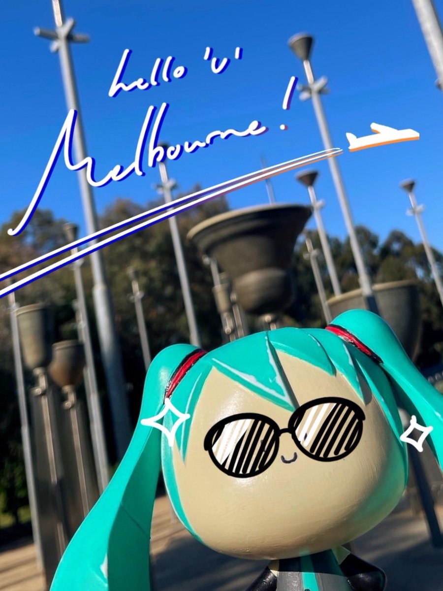mikuexpo's tweet photo. ⁡🌐#MIKUEXPO2024 New Zealand &amp; Australia - Melbourne🌐
⁡
‘u’ miku is here in Melbourne !
See you at John Cain Arena tomorrow! Doors opens at 7PM 🎫
⁡
#HatsuneMiku https://t.co/3Wb91MbnoW