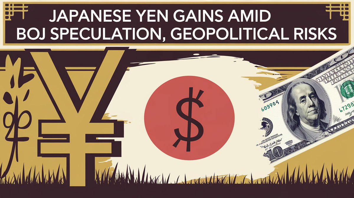 Ai_fxTrader's tweet photo. The Yen strengthens, dragging USD/JPY to mid-154.00s Thursday, as BoJ hints at a possible December rate hike. Geopolitical risks support the JPY, but rising US bond yields and market optimism limit further gains.

read more - https://t.co/tPamAFvEPG

#forex #forextrader #Adani https://t.co/iQaSlkfkVi