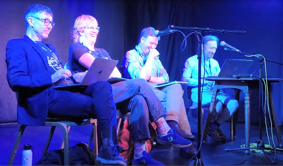 It Just So Happened - an alternative history show (@itjustso1) on Twitter photo Episode 61 is now out!
This was recorded <a href="/edfringe/">Edinburgh Festival Fringe</a> <a href="/HSTheatre41/">Hill Street Theatre</a> on 4th August 2024. The panellists in this show talking On This Day topics and Edinburgh history were <a href="/speshmagiclady/">Louise Leigh is not here any more</a> @CDundas and <a href="/TheUnrealDavidC/">David Cruickshanks</a>, with regular host @richardpulsford
Link: bit.ly/3CAsLiX Episode 61 is now out!
This was recorded <a href="/edfringe/">Edinburgh Festival Fringe</a> <a href="/HSTheatre41/">Hill Street Theatre</a> on 4th August 2024. The panellists in this show talking On This Day topics and Edinburgh history were <a href="/speshmagiclady/">Louise Leigh is not here any more</a> @CDundas and <a href="/TheUnrealDavidC/">David Cruickshanks</a>, with regular host @richardpulsford
Link: bit.ly/3CAsLiX