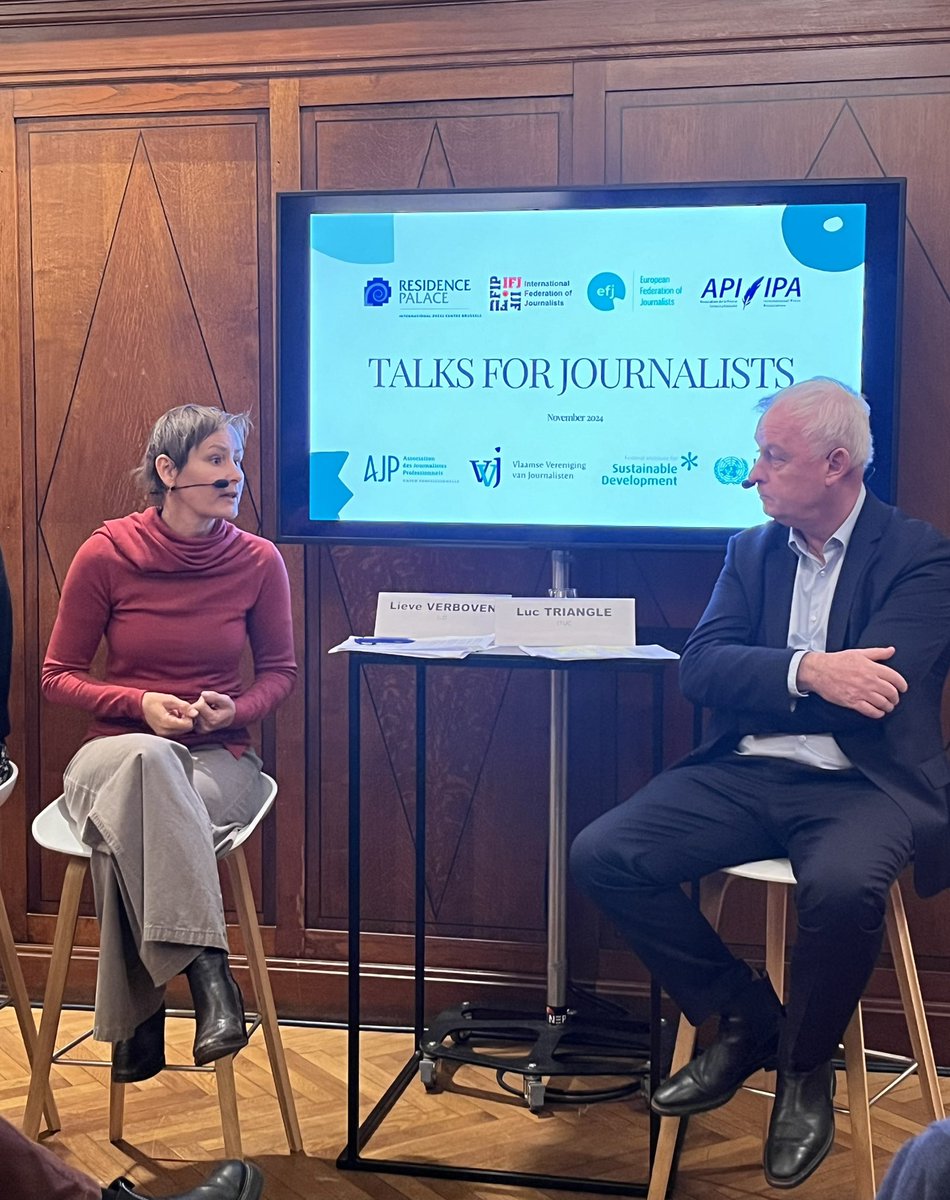 IFJGlobal's tweet photo. #Climate🌎: @LieveVerboven from @ilo highlights that only 23% of collective agreements deal with climate-related issues. “A robust social protection system is needed for those who are impacted by the climate emergency”. https://t.co/MoZTH4wISH