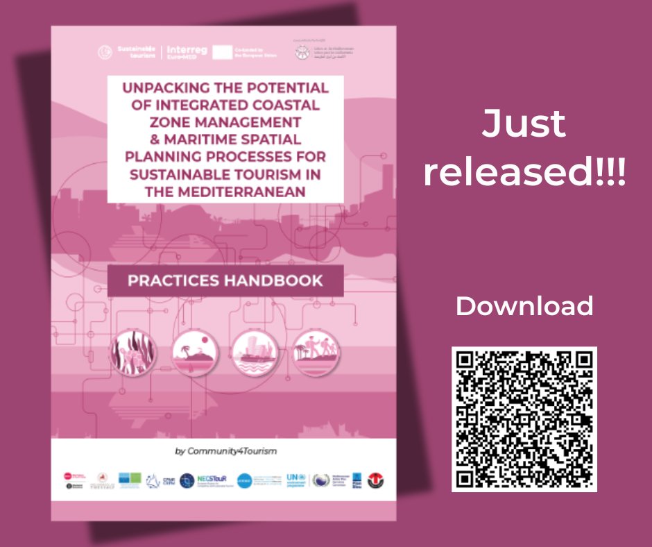 Today at #sunandbluecongress 👇

The Practices Handbook on #ICZMProtocol #MSPDirective will be presented by <a href="/planbleu/">Plan Bleu</a> at the Round Table: Guardians of the Coast: Pioneering Practices for Sustainable Coasts

Download the Handbook 👉…tainable-tourism.interreg-euro-med.eu/2024/11/19/unp…

<a href="/InterregEuroMED/">Interreg Euro-MED Programme</a>