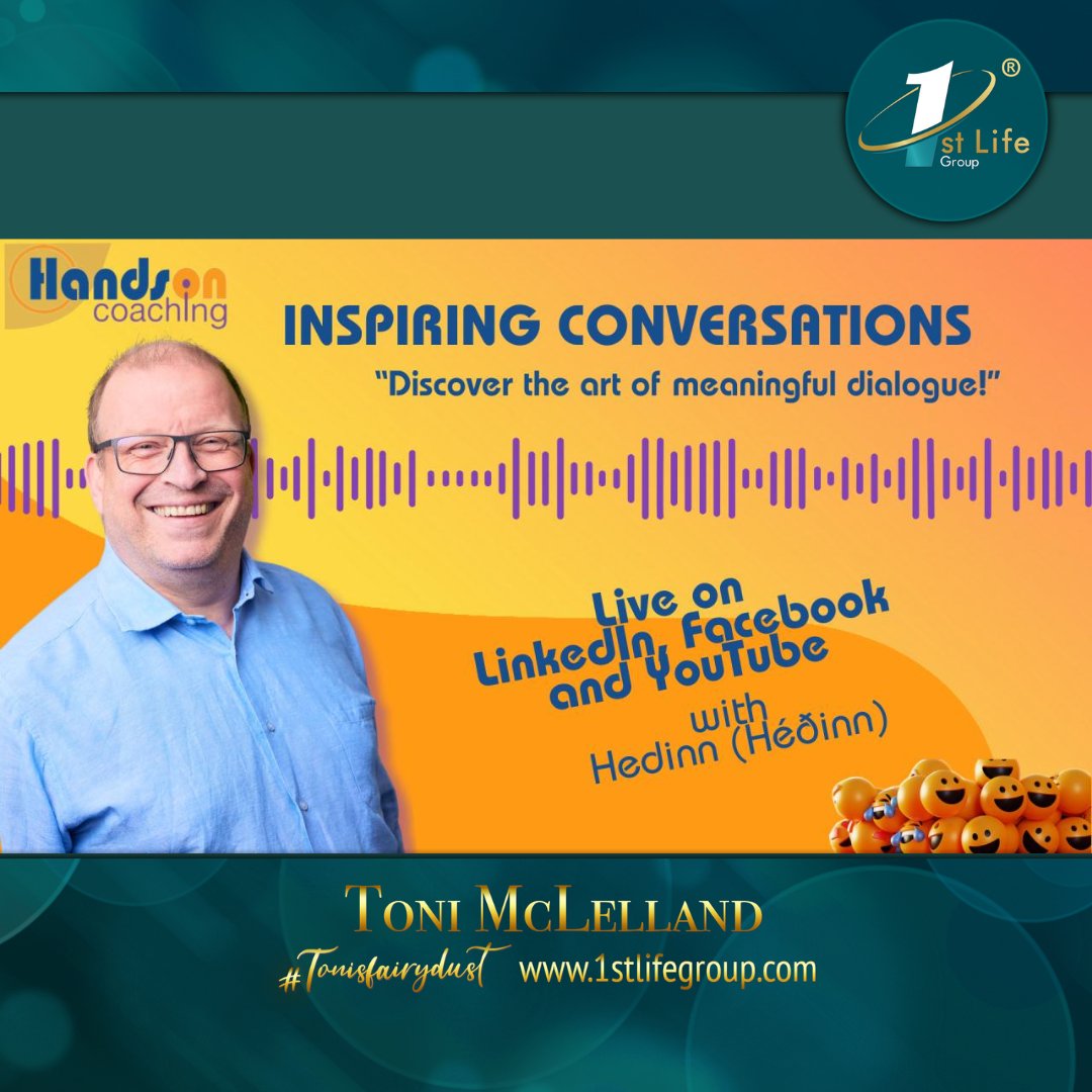 Join us today for Inspiring Conversations with Toni as we explore how to turn happiness at work from a dream into reality.

Together, we’ll uncover practical insights to make every workday fulfilling and impactful.

Don't miss the chance to be part of this transformative session!