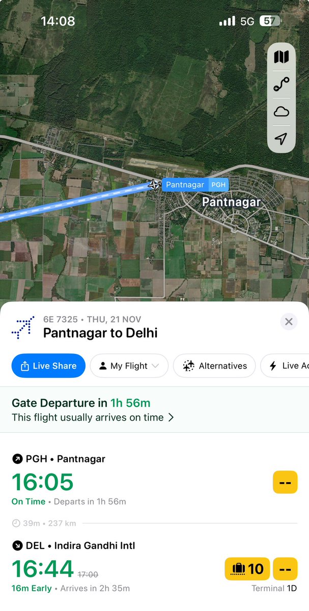 atulhanda's tweet photo. @Flighty After paying a hefty amount for a pro membership, I expect basis updates on Flight cancellations. 

Indigo flight 6E 7325 is being cancelled since morning but as per Flighty everything is fine..

@rjonesy https://t.co/NDhovCqdmk