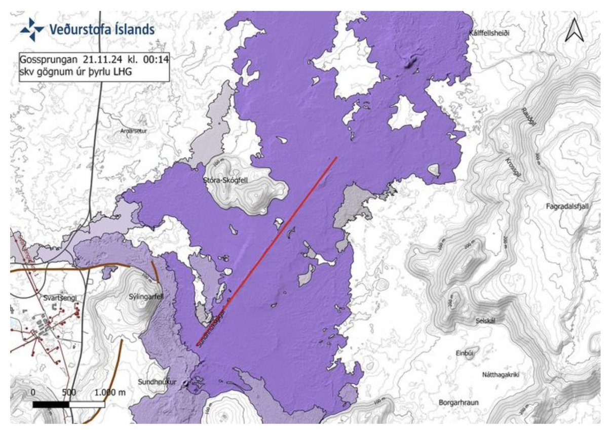 Iceland Highlights (@icehighlights) on Twitter photo Location of the current fissure.
Source: <a href="/vedurstofa/">Veðurstofa NFVÍ</a>
#grindavik #bluelagoon #iceland Location of the current fissure.
Source: <a href="/vedurstofa/">Veðurstofa NFVÍ</a>
#grindavik #bluelagoon #iceland