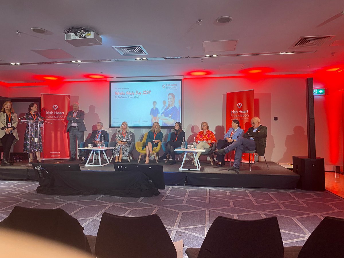 socworkbeaumont's tweet photo. Our colleague Orla Crowe presenting 'Mind the Gap: Loss, Grief &amp; Hope' relating to stroke survivors at @irishheart_ie stroke study day for healthcare professionals at @CrokePark last Friday. Well done Orla and thanks for delivering this presentation 👏🏻 https://t.co/99jUToymow