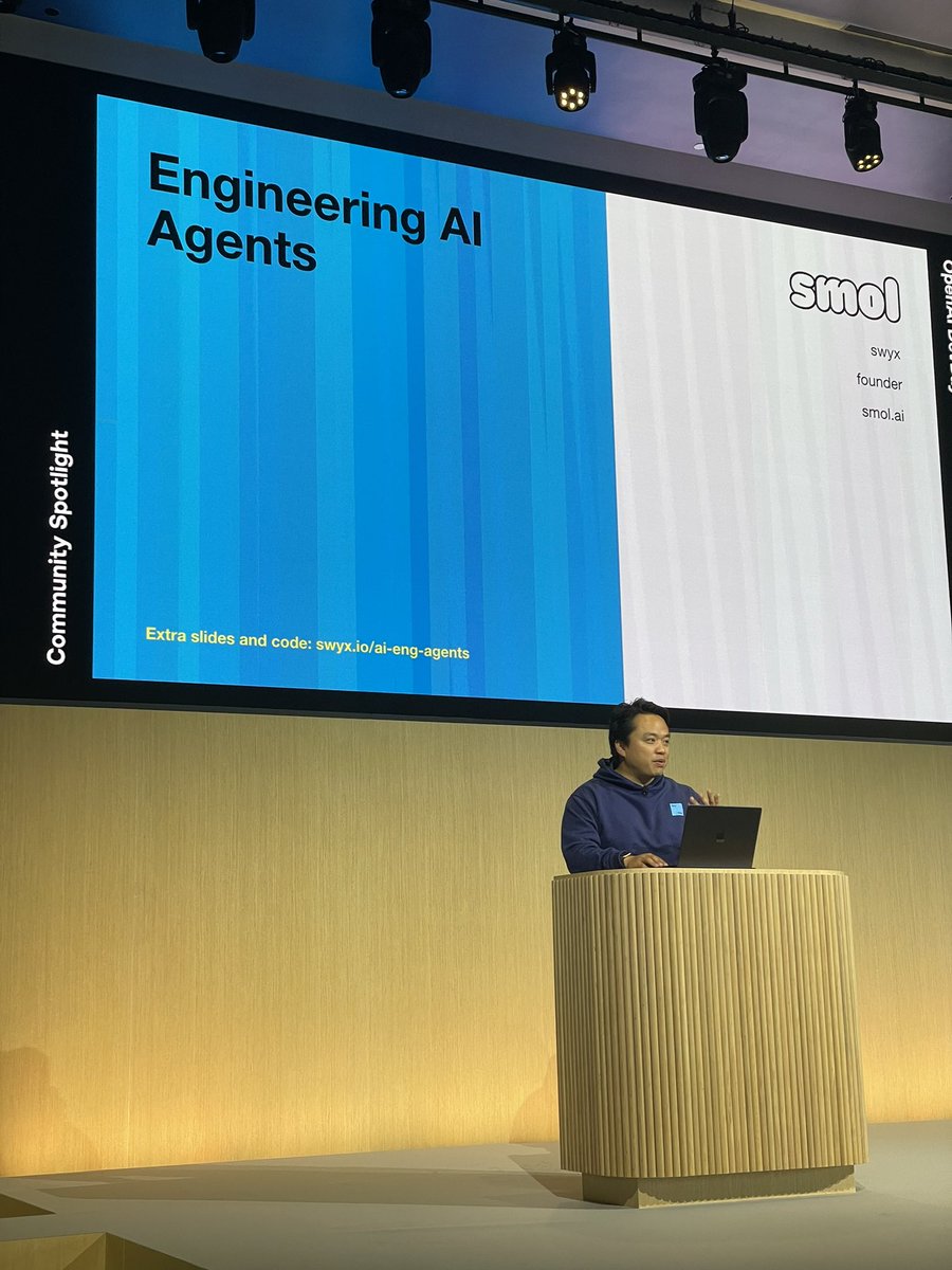 caromcc_'s tweet image. community spotlight in full force— thanks for sharing 🙏🏼 @GrabSG @swyx @supabase #devday #openai