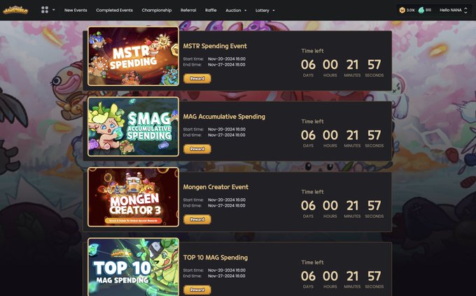 Monsterra Launches 8 Special Events with Rewards and Discounts