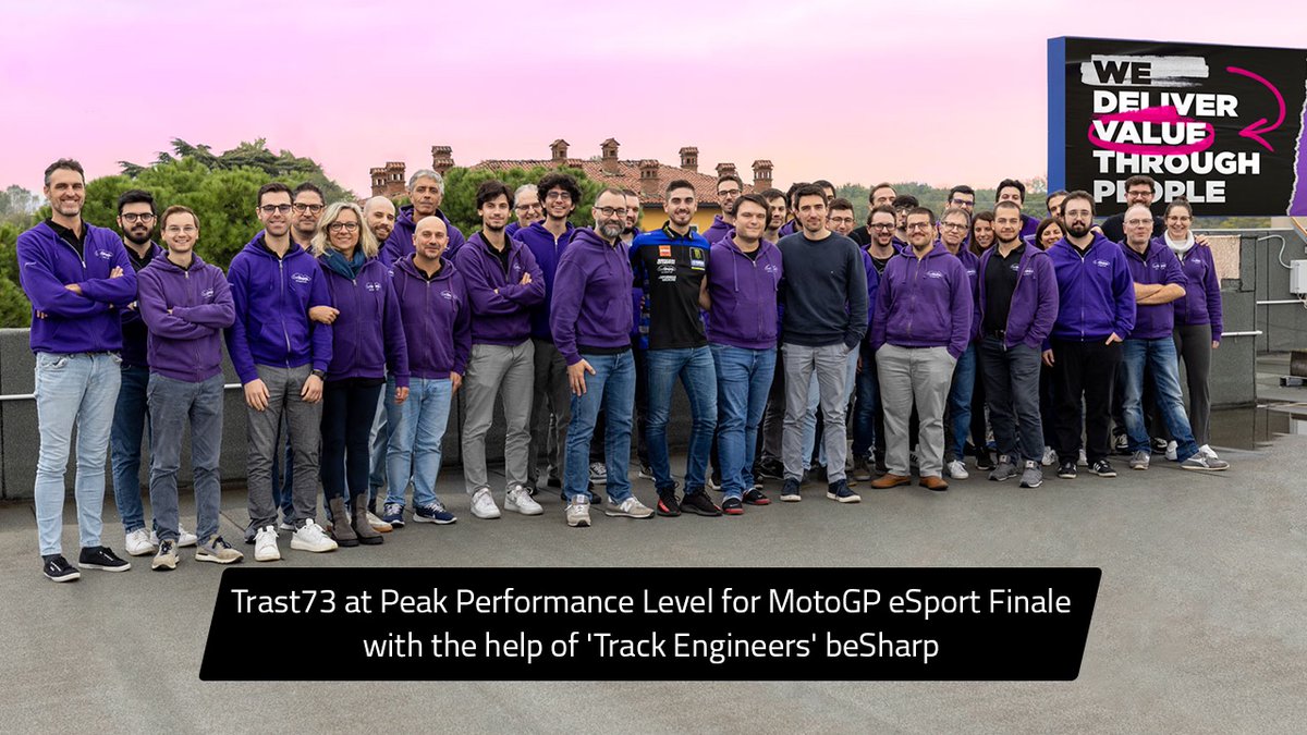 YamahaMotoGP's tweet image. A big “Thank you” to our ‘Track Engineers’ at @besharp_spa (Official Partner to our team) for helping @73trast get ready to perform 100% in tomorrow’s @MotoGPeSport finale! ✊💯

📍 Milan
⏰ 16:00 CET

📰 yamahamotogp.com/news/21-11-202…

#besharp | #wemakeitrun | #performancetechnology